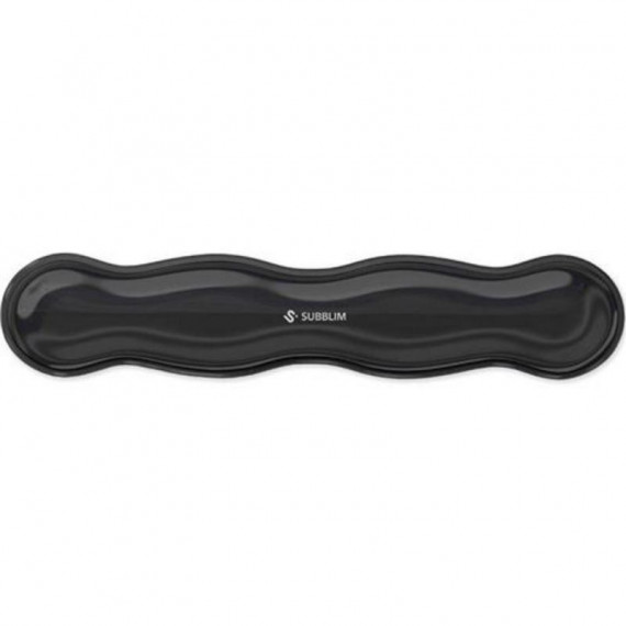 Reposamuñecas Ergonómico SUBBLIM Ergo Cristal Flex Negro