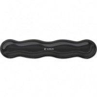 Reposamuñecas Ergonómico SUBBLIM Ergo Cristal Flex Negro