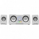 Altavoces Gaming Mars Gaming 2.2 de 35W RGB Flow Blanco