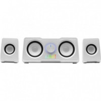 Altavoces Gaming MARS GAMING 2.2 de 35W Rgb Flow Blanco