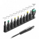 Cargador Universal Automático Cromad de 24W con 11 Puntas