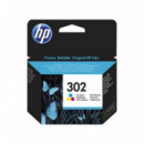 Cartucho de Tinta Tricolor HP 302 Original (T6N01AE)