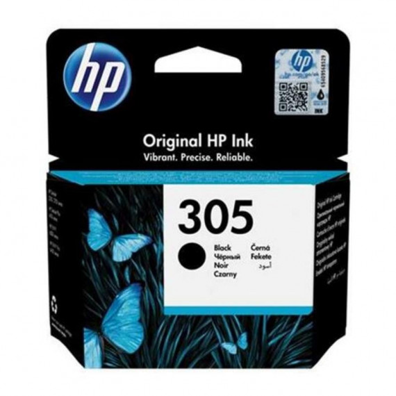 Cartucho de Tinta Original HP 305 Negro