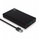 Caja Externa para Disco Duro Sata 3.5 Pulgadas USB 3.2 GEN1 Negra EWENT