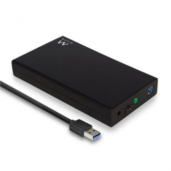 Caja Externa para Disco Duro Sata 3.5 Pulgadas USB 3.2 GEN1 Negra EWENT