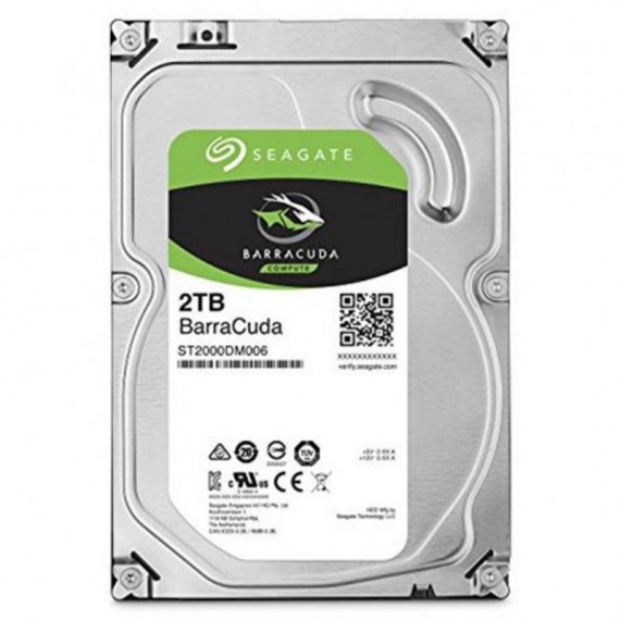 Disco Duro SEAGATE Barracuda 2TB 3.5 Sata (ST2000DM008)