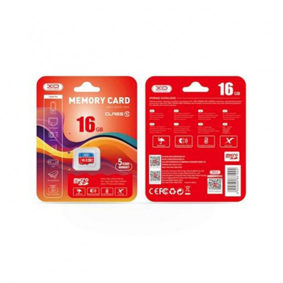 Tarjeta de Memoria Microsd XO 16GB Clase 10 Uhs-i