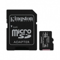 Memoria Micro Sd KINGSTON Canvas Select Plus Clase 10 64GB 100MB/S