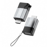 Adaptador XO HDMI Macho a VGA Hembra con Audio y Alimentación Opcional 1080P