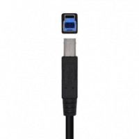 Cable de Impresora USB 3.0 Aisens, 2 Metros, Negro  AISENS