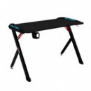 Mesa Gaming Muvip PRO1200 Fibra de Carbono con Iluminación RGB