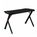 Mesa Gaming Muvip PRO1200 Fibra de Carbono con Iluminación RGB