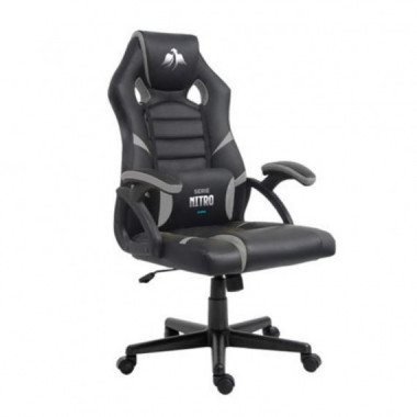 Silla Gaming Cromad Serie Nitro Negro/Gris