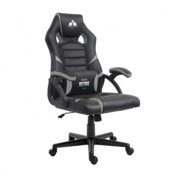 Silla Gaming Cromad Serie Nitro Negro/Gris