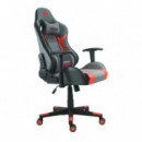 Silla Gaming Cromad Serie Phoenix Roja Ergonómica con Altura Regulable