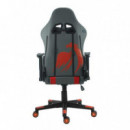 Silla Gaming Cromad Serie Phoenix Roja Ergonómica con Altura Regulable