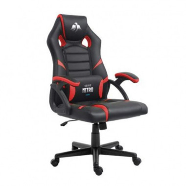 Silla Gaming Cromad Serie Nitro Negro/Rojo