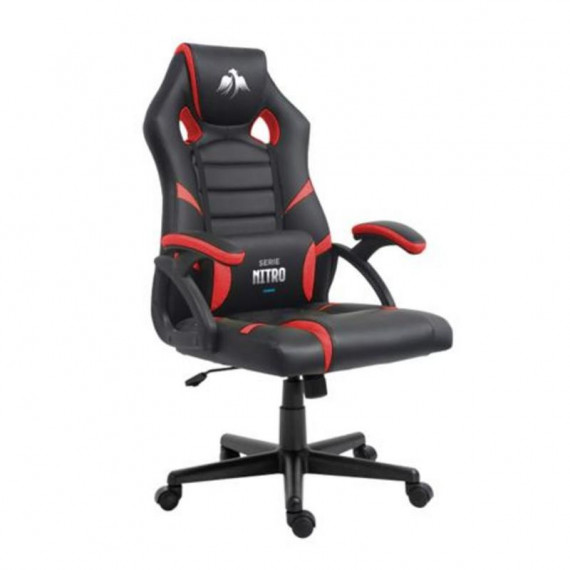 Silla Gaming Cromad Serie Nitro Negro/Rojo