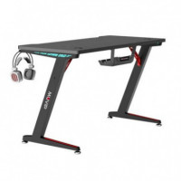 Mesa Gaming MUVIP PRO300 con Fibra de Carbono y Luz Rgb