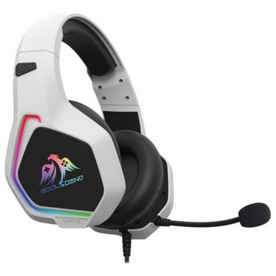 Auriculares Gaming Coolsound G6 para Xbox, PS5, Switch y PC - Blanco
