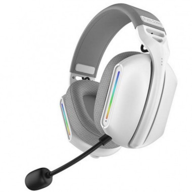 Auricular Gaming Coolsound G11 Bluetooth RGB Blanco