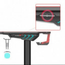 Mesa Gaming Muvip PRO800 XL de Fibra de Carbono con Iluminación RGB y Alfombrilla de 140cm