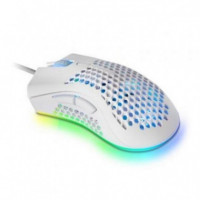 Ratón Gaming MARS GAMING Mmex Blanco Rgb 32000 Dpi Programable