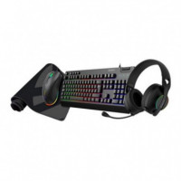 Kit Gaming 4 en 1 MARS GAMING MCP118 (teclado, Ratón, Alfombrilla y Auriculares)