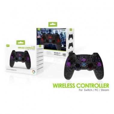 Gamepad Inal&aacute;mbrico Green Lyca G-1428 para PC/Switch/Steam