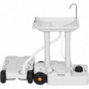 Tanque de Agua Portátil Muvip de 30 Litros con Ruedas y Asa