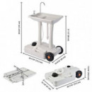 Tanque de Agua Portátil Muvip de 30 Litros con Ruedas y Asa