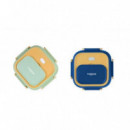 Fiambrera Térmica Thermosport Plástico/Acero Inoxidable 750ml con Utensilios