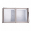 Nevera Portátil con Compresor LG Muvip MVCF107LGDZ 107 Litros Doble Zona