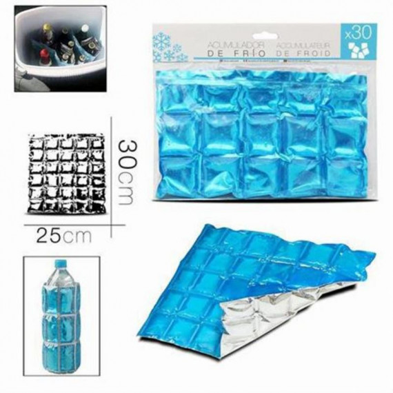 Bolsa de Cubitos de Hielo Urban Living (30 Cubitos, 25x30cm)