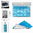 Bolsa de Cubitos de Hielo Reutilizable Urban Living (15 Cubitos, 24x15cm)