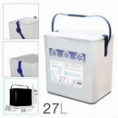 Nevera de Poliestireno de 27 Litros con Asa de Plástico
