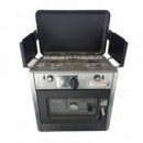 Cocina de Gas Muvip con 2 Fuegos, Horno y Sistema de Seguridad