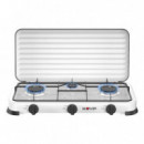 Cocina de Gas Muvip Vulcano de 3 Fuegos