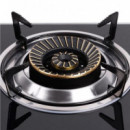 Cocina a Gas Muvip Inoxidable 1 Fuego con Superficie de Cristal Templado