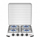 Cocina de Gas Portátil Muvip Serie Vulcano con 4 Fuegos