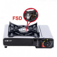 Cocina de Gas Portátil Muvip con Sistema Fsd y Encendido Automático  MUVIT