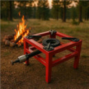 Fogón / Hornillo de Gas Reforzado de Alta Potencia Muvip 1 Fuego 40X40CM  E-VITTA