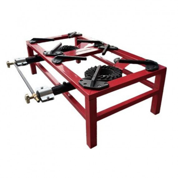 Fogón / Hornillo de Gas Reforzado Muvip con 2 Fuegos y Alta Potencia