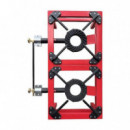 Fogón / Hornillo de Gas Reforzado Muvip con 2 Fuegos y Alta Potencia