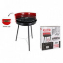 Barbacoa de Carbón Redonda Algon de 42 cm de Diámetro