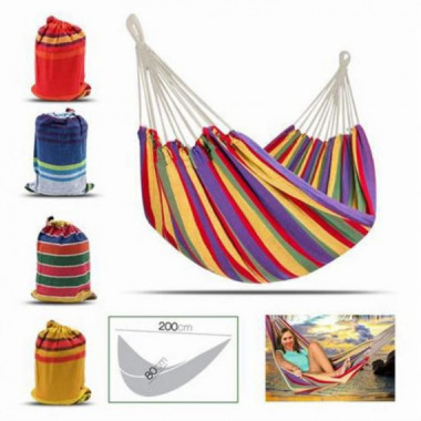 Hamaca Port&aacute;til con Bolsa de Transporte - Colores Surtidos