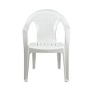 Silla con Reposabrazos Sevenon Stack Blanca