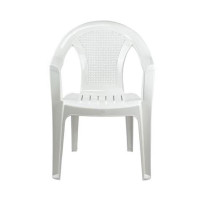 Silla con Reposabrazos Sevenon Stack Blanca