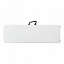 Banco Plegable de Resina Sungarden 180x29x43cm con Estructura de Acero