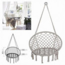 Silla Balancín Colgante Blanca con Asiento de 60cm